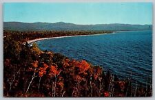 Canada Ontario Agawa Bay Algoma Forest Lake Superior Birds Eye View VTG Postcard picture
