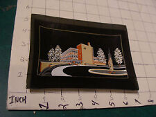 original Vintage glass dish: HOTEL i think, MODERN FUN from Kupper inc.  picture