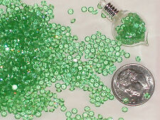 20pc. Vintage collectable peridot green Swarovski crystals gems for bottle 18pp picture
