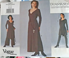 Vogue American Designer Donna Karan Pattern #1331 Sizes 8 10 12 Uncut/FF Sleek picture