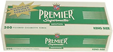 (5) Five Boxes of Premier Menthol - King Size Cigarette Tubes picture