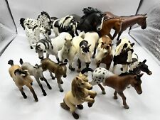 Schleich Horse Lot One Britains Ertl Horse Figure Mixed Sizes Colors 17 Total picture