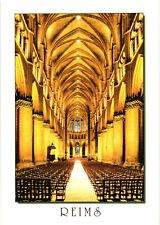 Reims Notre-Dame Cathedral The Nave and Cathedral Postcard Unposted picture