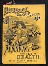 Burdock Blood Bitters 1896 Almanac and Key to Health 32pp VGC picture