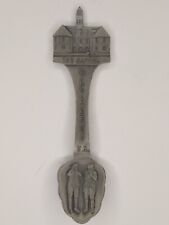 The Capitol Williamsburg, Virginia Pewter Vintage Souvenir Spoon Collectible picture
