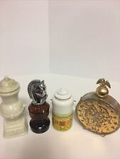 Set of 4 vintage collectiable Avon decanters picture