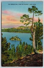 Lake Tahoe Emerald Bay Scenic Overlook Postcard picture