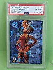 2021 Panini Fortnite Series 3 WOOLY WARRIOR Cracked Ice PSA 10 Gem Mint picture
