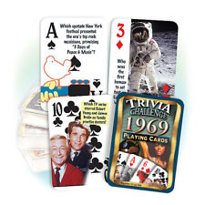 Flickback 1969 Trivia Playing Cards: Birthday or Anniversary Gift picture