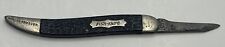VINTAGE KENT N.Y. CITY U.S.A. JIGGED BLACK DELRIN FISH-KNIFE WITH HOOK REMOVER picture