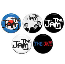 5x The Jam Band Mod Punk 25mm / 1 Inch D Pin Button Badges picture