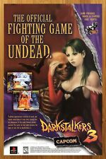 1998 Darkstalkers 3 PS1 Playstation Vintage Print Ad/Poster Video Game Promo Art picture