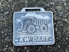 Authentic KW Dart Watch Fob Vintage Metal Construction Equipment Advertising picture