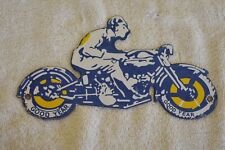 Vintage Goodyear Motorcycle Porcelain Sign picture