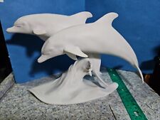 Vintage Kaiser Figurine Leaping Dolphins picture