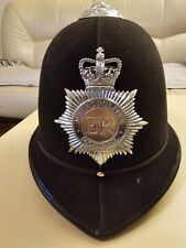 Vintage British Metropolitan Police Bobby Helmet  Hat picture