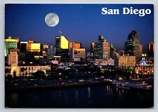 San Diego's Embarcadero & Skyline California Vintage Posted 1994 Postcard picture
