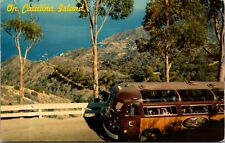 Postcard Bus at Summit of Skyline Drive in Catalina Island, California picture