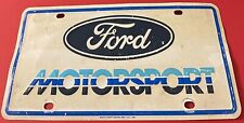 Vintage 1987 Ford Motorsport Booster License Plate SVT picture