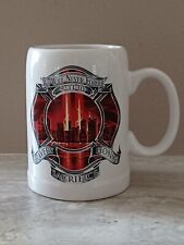 We Will Never Forget, 9-11-01, Bravery, Home, Sacrifice Commemorative Mug picture