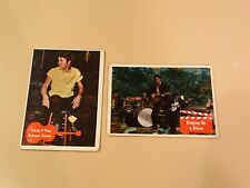 Two 1956 ELVIS PRESLEY topps TRADING CARDS bubble gum #34 and 55 picture