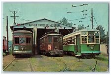 Madisonville Kentucky Postcard Arden Trolley 3 Trolleys Of Yesterday Museum 1968 picture