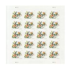 100 Love Flourishes First Class US Postage(5 Sheets)-Mint Never Hinged picture