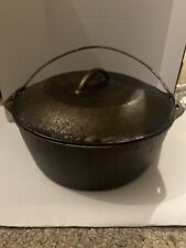 Vintage Dutch Oven Marked 8 Made In USA W/Lid. Has Rust picture