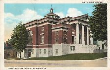 First Christian Church Richmond Kentucky KY c1930 Postcard picture