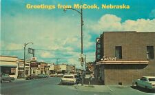 Postcard McCook Nebraska 1960s Street Scene Dunlap Henline Dexter 22-13813 picture