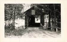 RPPC Untitled Pumping Station Bridge Real Photo Greenfield MA VTG P176 picture