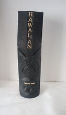 Vintage OKOLEHAO Hawaiian Tiki Black Lava Liquor Bottle picture