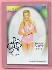                     2012 BENCHWARMER LISA LIGON AUTO CARD NRMT-MT  picture