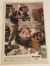 2004 Walmart Tracfone Vintage Print Ad Advertisement Wal-Mart pa18 picture