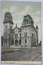 1907-1915 Court House Postcard Jacksonville Illinois IL picture