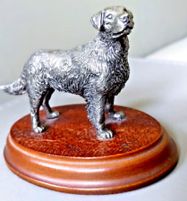 Golden retriever Labrador dog England Merlin Fine Arts Pewter figure 3