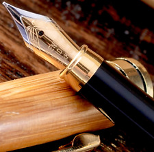 Gorgeous Bamboo Fountain Pen Made of Luxury Wood with Refillable Converter, Beau picture