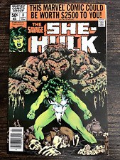SAVAGE SHE-HULK #8 (MARVEL 1980) NEWSSTAND MAN-THING picture