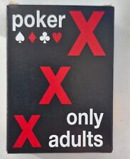 Sealed Adult Playing Cards Erotic Pornographic Xxx Sexy Unopened Poker picture