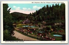 Tinytown Toy Village Turkey Creek Canyon Denver Mountain Parks Colorado Postcard picture