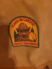 Smokey The Bear Patch Vtg Boy Scouts of America #1329 Canvas Backpack w/frame  picture