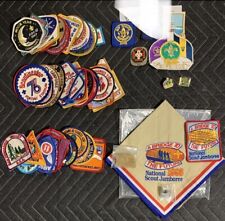 🔥🔥🔥 BSA - Vintage Modern Boy Scouts of America Patch Pin Neckerchief  Lot - picture