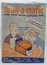 VTG 1950's Draw-A-Matic See & Draw Animation Set 49-1620, Peerless Playthings  picture