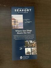 Seaport Village San Diego Guide Map Brochure Flyer California picture