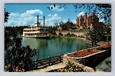 Orlando FL-Florida, Disney World, Cruising Rivers of America Vintage Postcard picture
