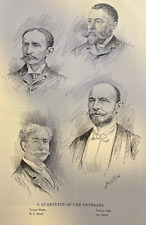 1893 Caricaturists Cartoonists Thomas Nast Joseph Keppler Dan Beard illustrated picture