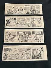 #D02  UNCLE ALVIN by Bob Sherry Lot of 42 Daily Comic Strips 1966 picture