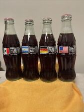 Coca Cola Bottle 1994 World Cup USA Dallas 4 pack Soda Glass Vintage Soccer picture