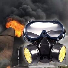 Emergency Gas Mask Goggles Survival Safety Respiratory Dual Protection Filter picture