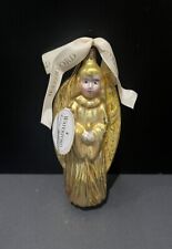 Designer Waterford Holiday Heirloom GOLD CHRISTMAS ANGEL Ornament w/Tag picture